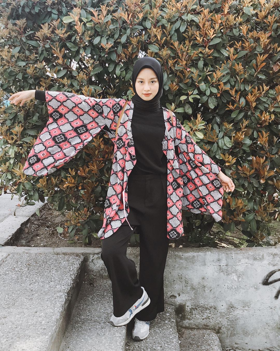 Customer wearing Sumo Vintage